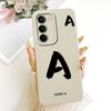 For Realme C83 Lucky Initial Letter Phone Case For Realme C83 C 83 5G Soft Silicone Cases Bumpers
