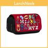 Estojo de Lápis Dupla Camada Alphabet Lore Com Material de Nylon Para Estudantes e Colecionadores