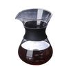 Reusable Glass Coffee Pot with Stainless Steel Filter Drip 200ml 400ml Coffee Pot Dripper Barista Pour Over Coffee Maker