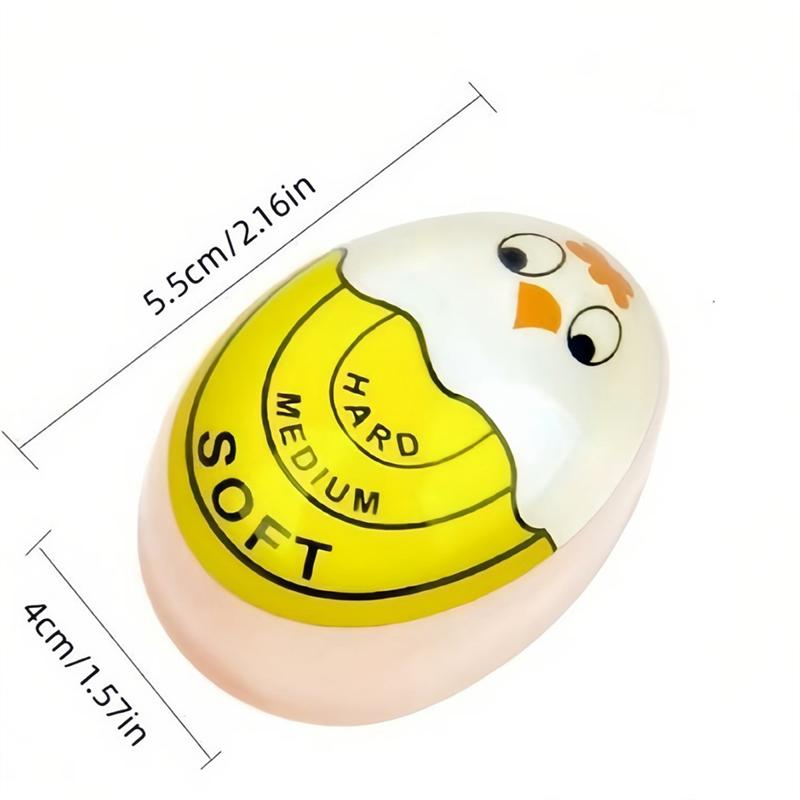 Kitchen Boiled Egg Timer Cartoon Boiled Chick Egg Timer Sensitive Color Change for Hard Soft Boiled Eggs Home Kitchen Tools