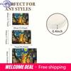 Starry Night Style Pikachu Print Non-Slip Floor Mat Doormat