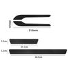 LZDF8 Carbon fiber Car Door threshold Sticker Door Handle Bowl Scratch Protective Sticker For Tesla model 3 model X Y style Roadster