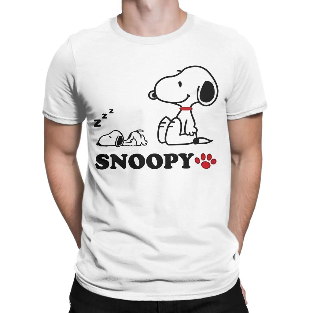 Casual Peanuts Snoopy Dancing T Shirt For Unisex Unisex Round Neck Short Sleeve Top Tee Cotton Summer Tops