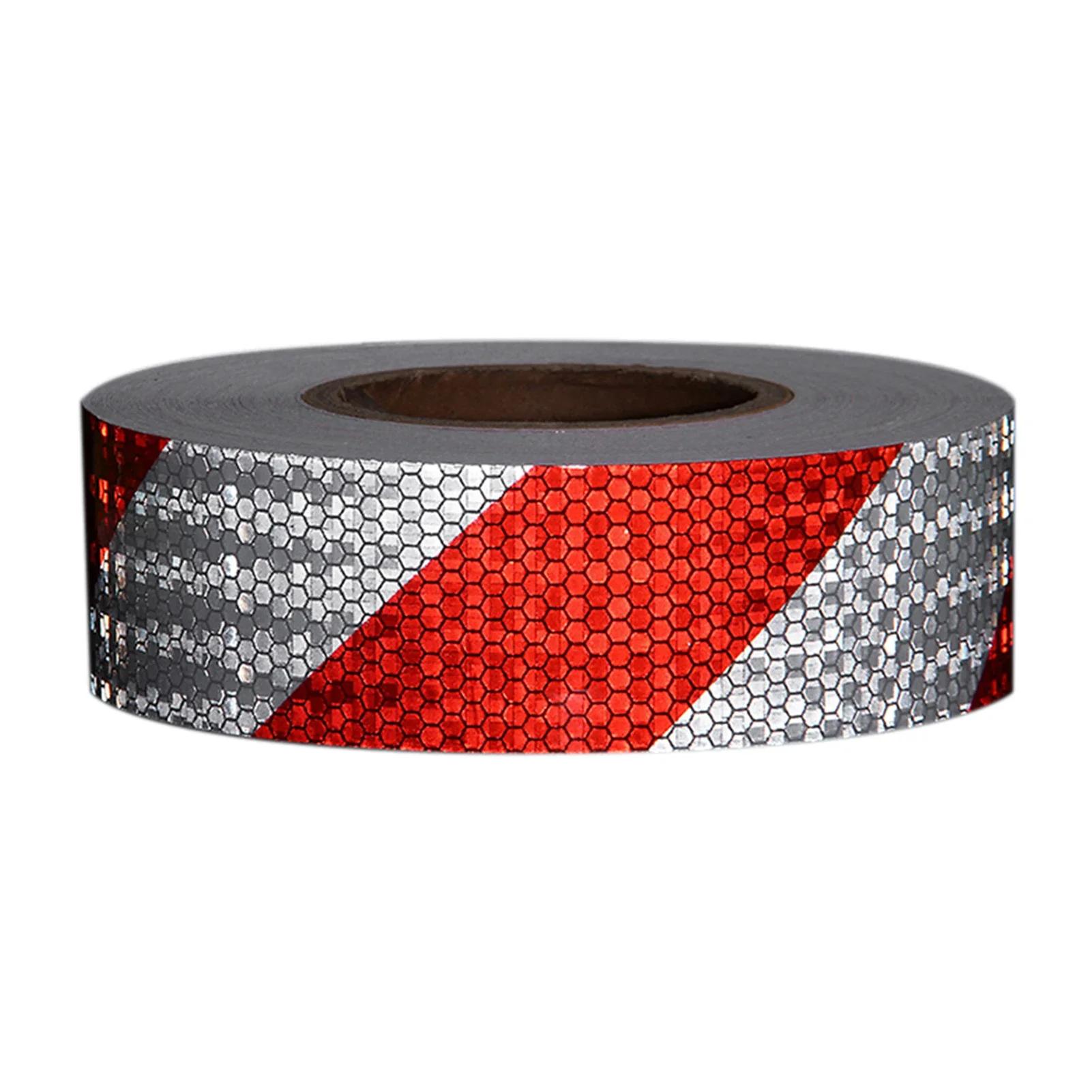 

1PC Car arrow guide reflective strip excavator body sticker truck bumper collision warning belt