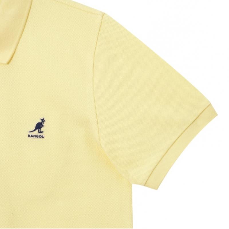 Kangol Women S Pique Shirt Yellow 1732