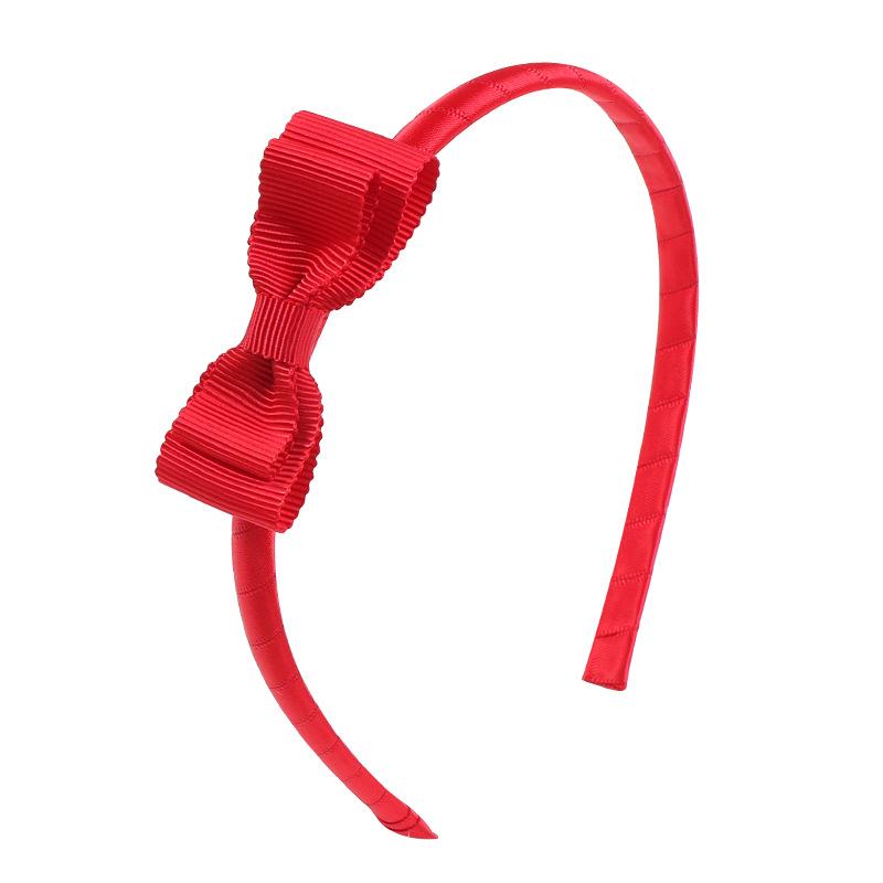 Cute Bow Headband: Spring/Summer New Threaded Fabric for Children