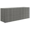 Vidaxl Armadietto da Giardino, Grigio, 198X55,5X80 Cm, Rattan PE