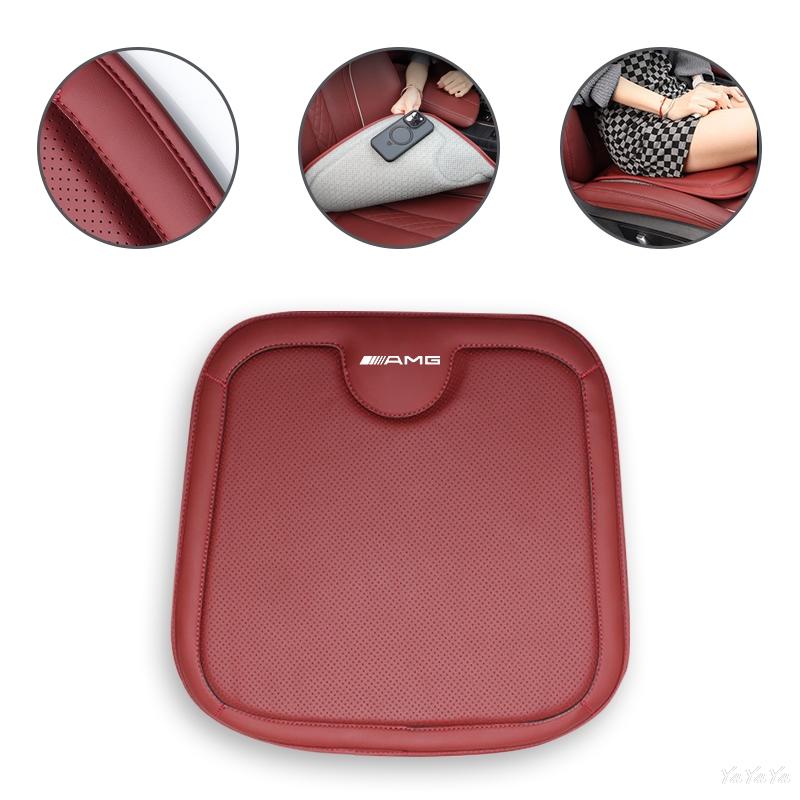 REE4 Car Seat Cushion Breathable Comfortable Cushion Cover Accessories For Benz AMG W204 W205 W203 W211 W212 W213 W201 W210 Stickers