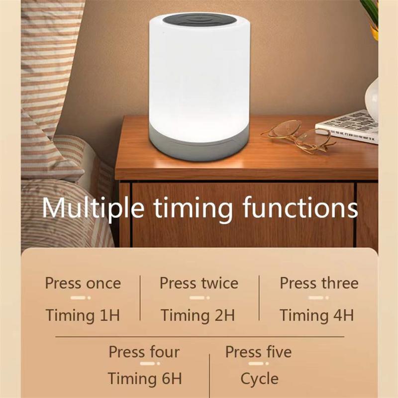 Led Bedside Touch Sensor Nursery  Light Usb Rechargeable Baby Breastfeeding Multifunctional Lamp