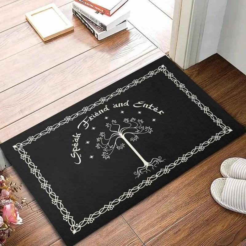 Hot Sale European Welcome Rugs Carpet for Bedroom Decor Living Room Entrance Carpets Kitchen Front Non-slip Doormat Holiday Gift
