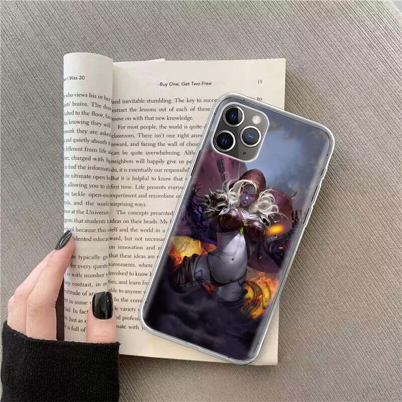W-World Of W-Warcraft Elf Phone Case For Apple Iphone 12 13 Mini 14 15 Pro 17 Pro Max Air 11 16E 16 Plus Shell Cover C