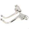 1 Pair Stainless Steel Bike Brake Lever For 22-24mm Handbar