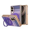 Applicable to Samsung Z FOLD8 folding mobile phone case Kevlar pattern rotating bracket Magnetic suction Flip7/6 all-inclusive anti-drop