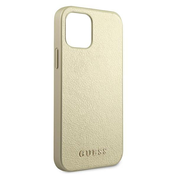 Guess Guhcp12Liglgo Iphone 12 Pro Max 6,7 Złoty/Gold Hardcase Iridescent