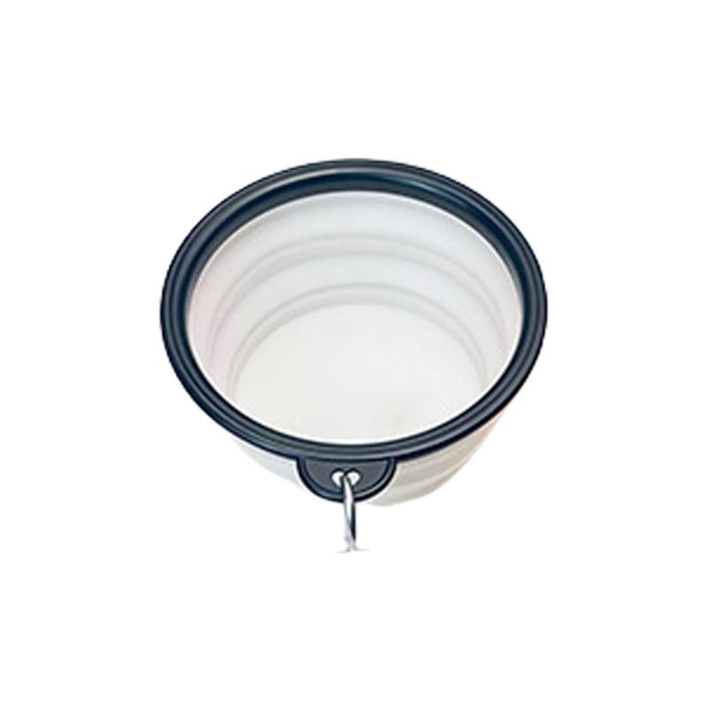 

Durability Travel Pet Bowl Compacts Folded Dog Bowl Convenient Outdoor Bowl for Convenient Outdoor Use белый