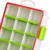 Fishing Tackle Box Jewelry Organizer Container Gear Lure Storage Case 21 Compartments for