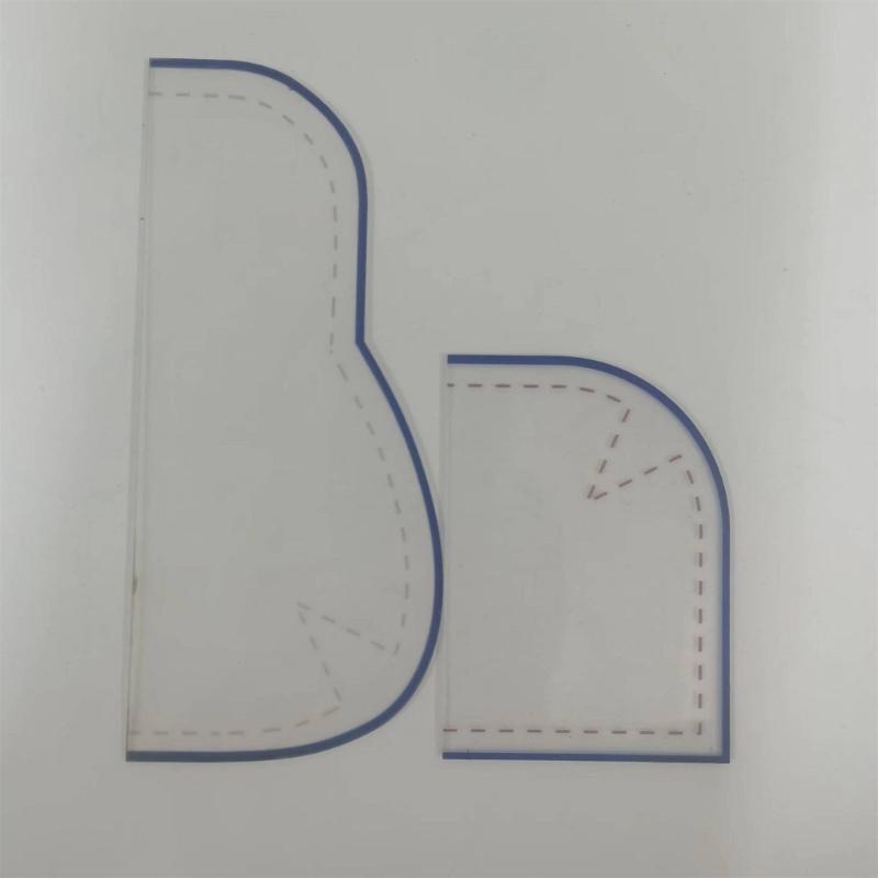 Profesionální sada šicích šablon s designy látkových vzorů Příslušenství