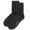 Lambswool Bokashi Socks - Charcoal