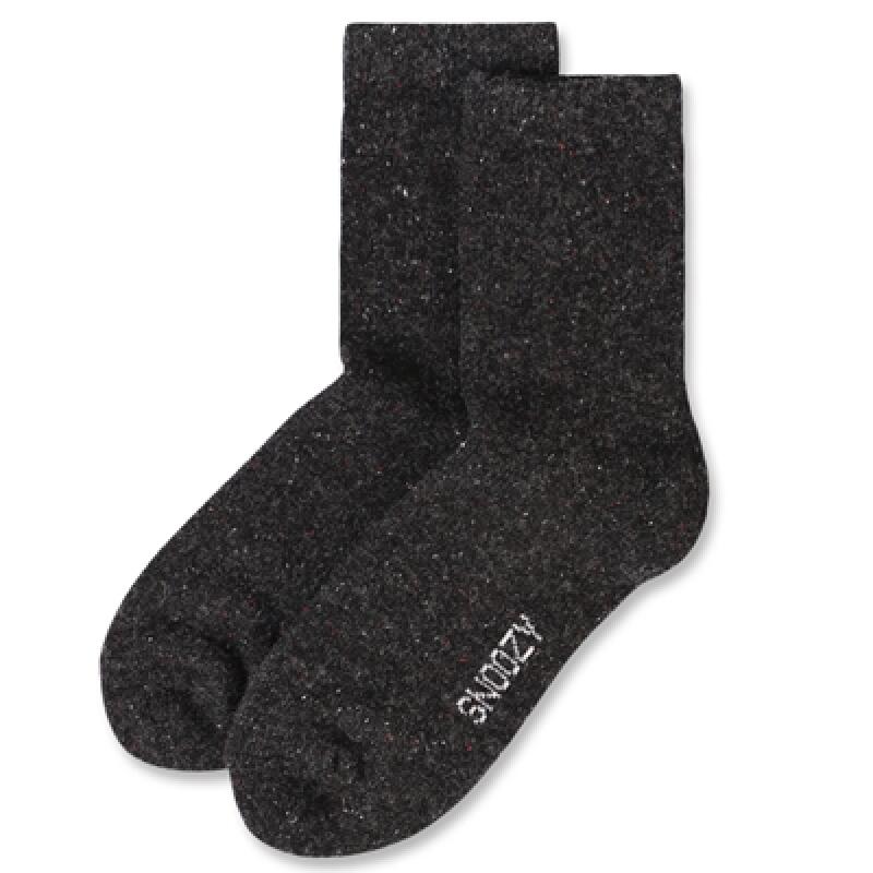 Lambswool Bokashi Socks - Charcoal