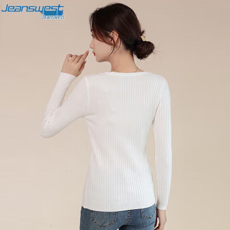 Jeanswest Women's Knitted Long Sleeve Base Layer Top