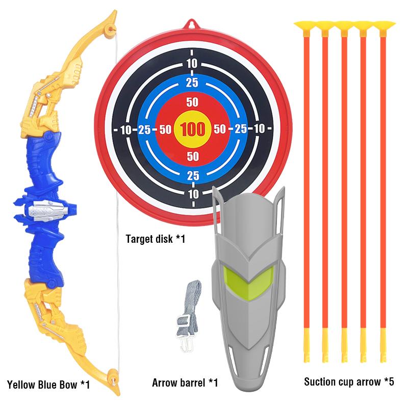 Archery Toys Children Bow Arrows Set Recurve Outdoor Interactive Equipment Competitive Professional Shooting Sports Garden Game