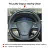 For Lexus RX270 RX350 RX450 2009 2010 2011 Car-styling Interior Microfiber Leather Steering Wheel Cover Trim Accessories
