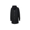 Puma Zip-Up Hoodie With Extended Length Women Tops Black 595571-01