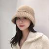 Outdoor Sunscreen Cap Korean Style Cap Fisherman Bucket Hat Autumn Winter Hat Knitting Wool Cap