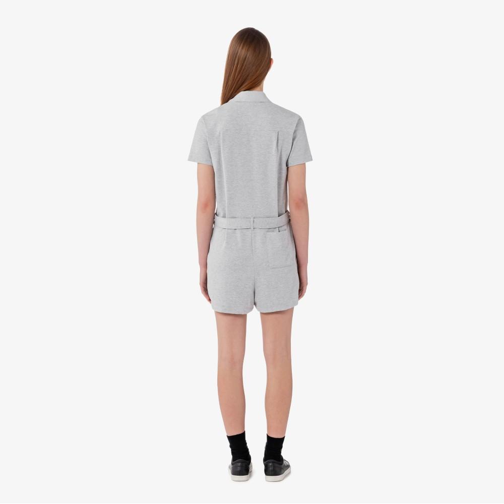 Lacoste Women's Mini Pique Short Sleeve Jumpsuit EF1823-56GCCA