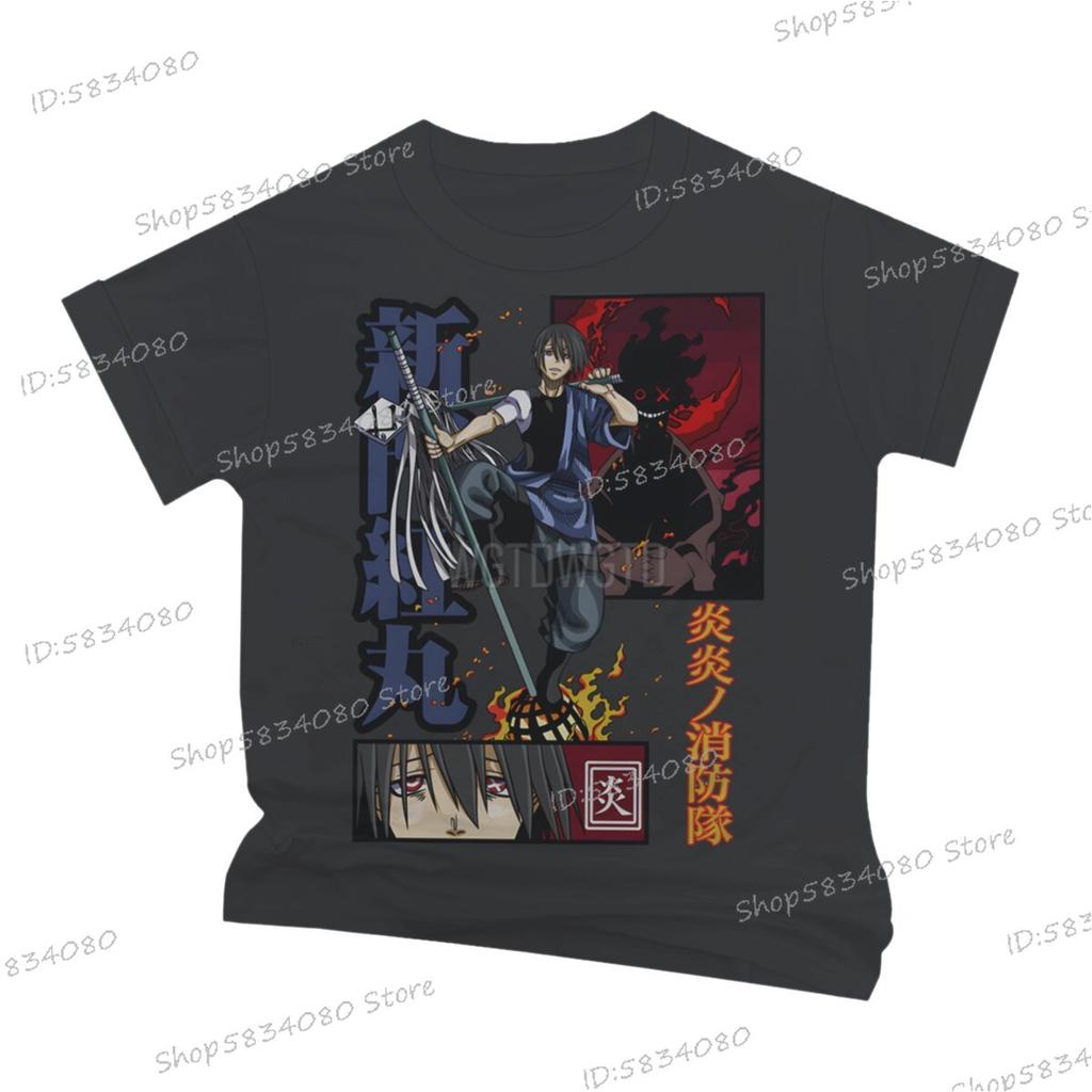 Anime Fire Force Printed Cool TShirt Anime Unisexga Adult Vintage Soft Tees Gift for Him Classic Fire Force Streetwear Tshirts