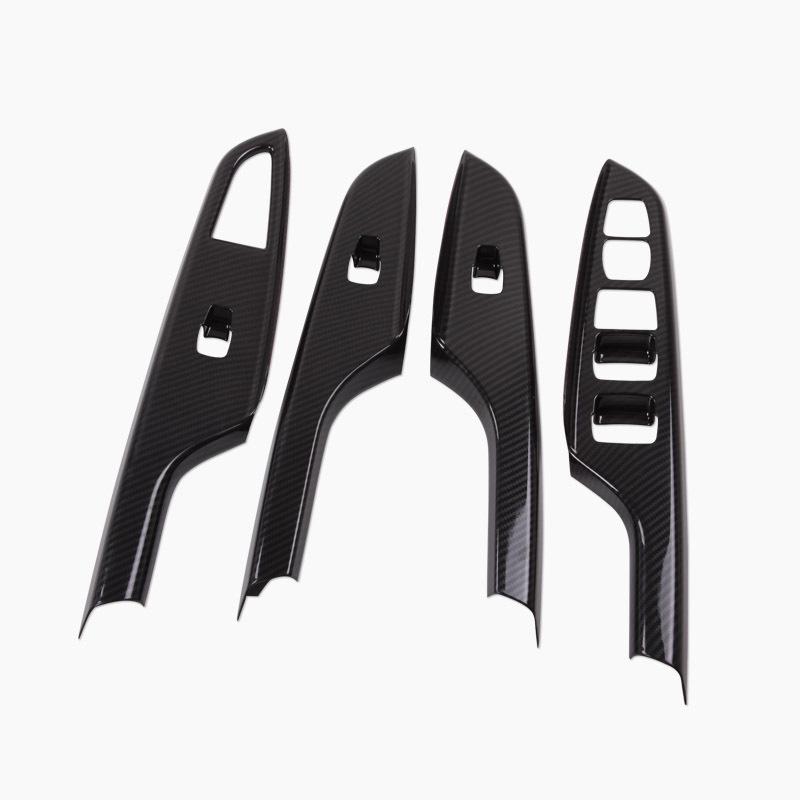 Encino Angsino 2018 – ABS Carbon Fiber Pattern Armrest Frame & Glass Switch Decoration