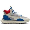 Puma Wild Rider Mid Ivory Glow Future Blue Unisex Sneakers Grey 381598-02