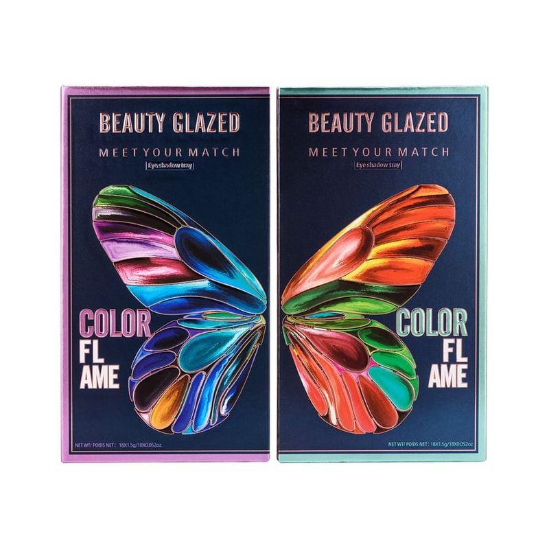 BEAUTY GLAZED - Color Flame Butterfly Eyeshadow Palette (18 Colours)