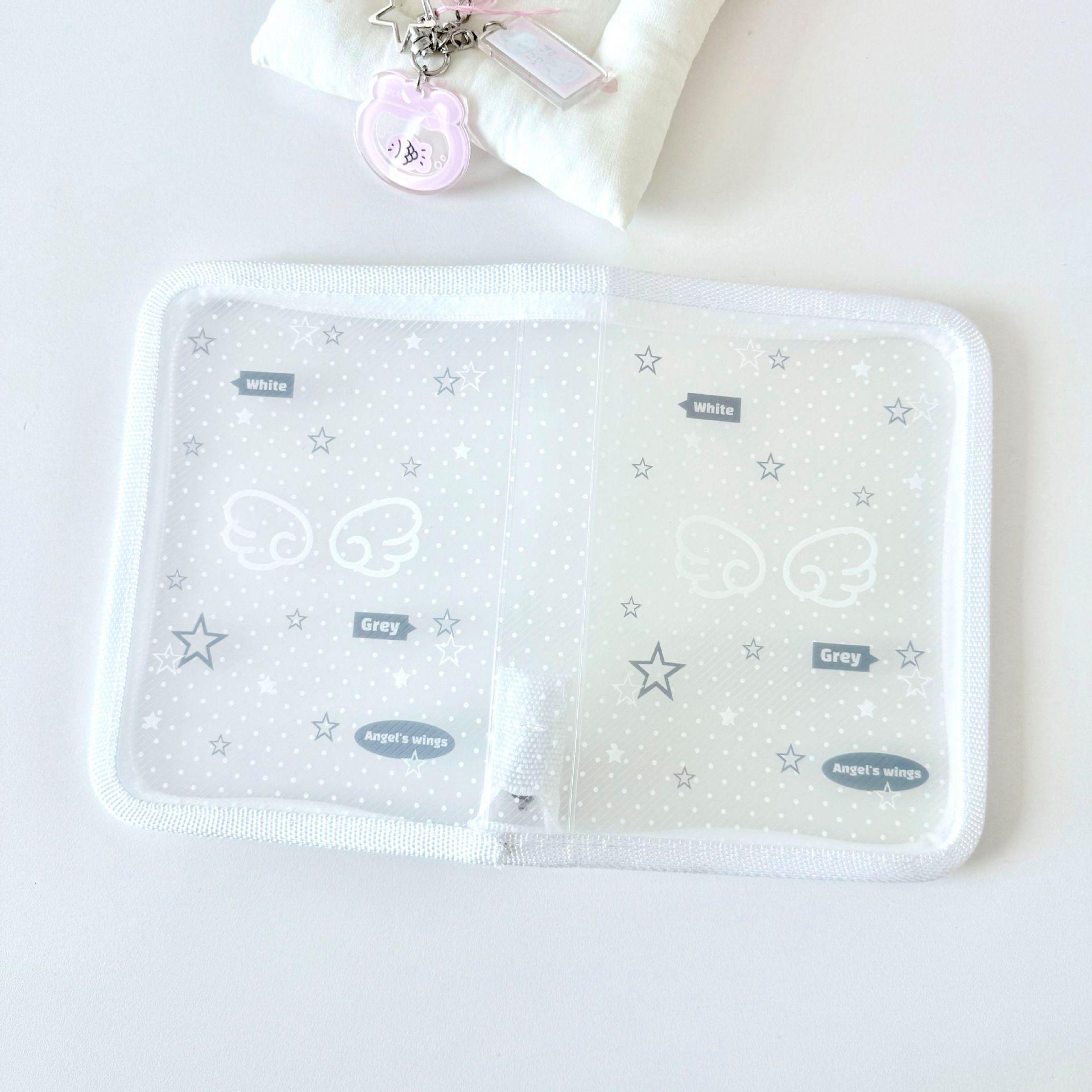 

Large Capacity Storage Bag Sticker Organizer Bag A6 Clear Storage Pouch Clear Transparent Storage Bag For Desk Drawers