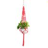 Plant Hangers Color Flower Pot Hand-woven Net Bag Hanging Holder Home Decor