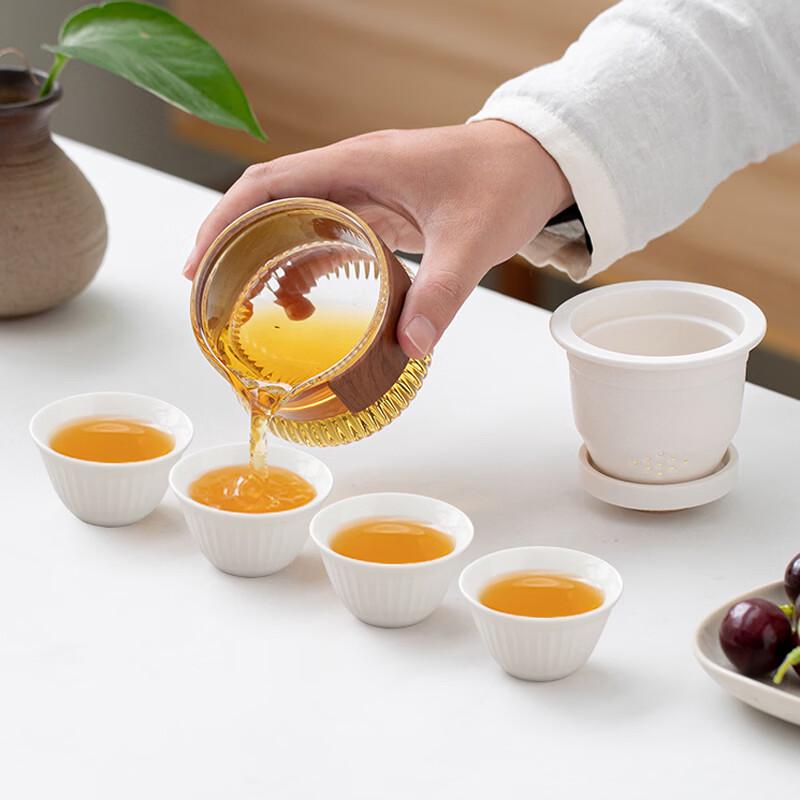 DARUNYAO Portable Ceramic Tea Set
