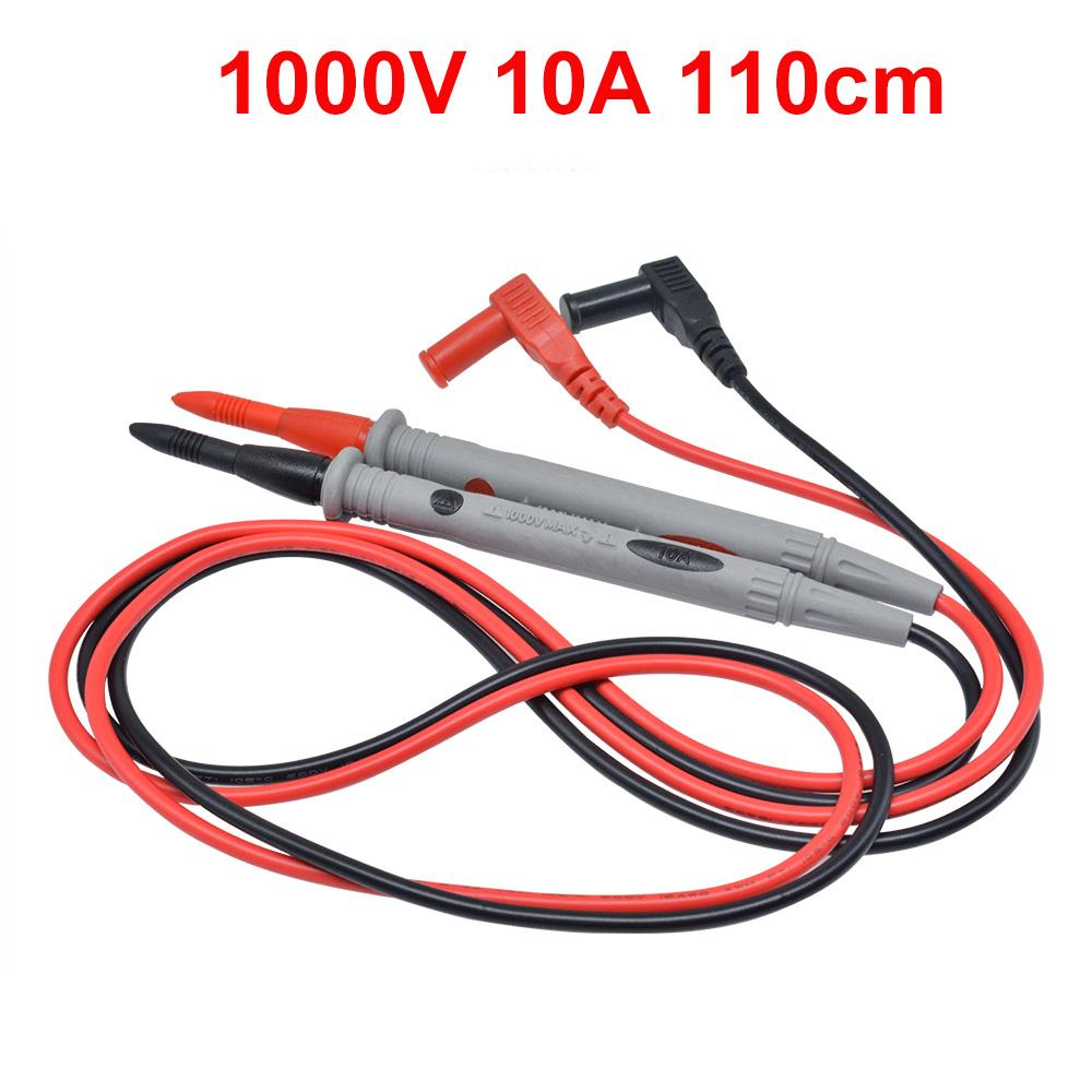 Digital Multimeter 1000V 20A 10A Probe Test Leads Pin Needle Super Tip Multi Meter Tester Lead Probe Wire Pen Cable