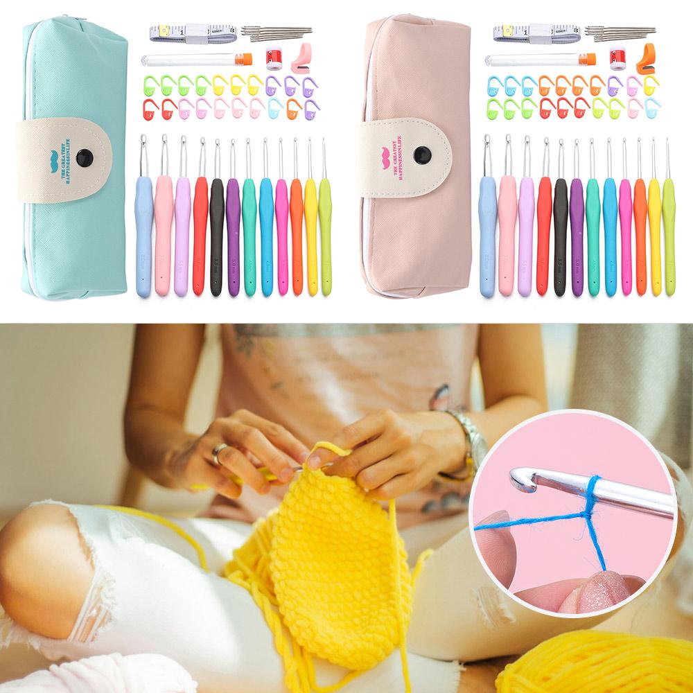 

Для начинающих набор крючков для рукоделия, набор крючков для вязания, швейных инструментов, наборы для вязания крючком, швейные ткацкие инструменты