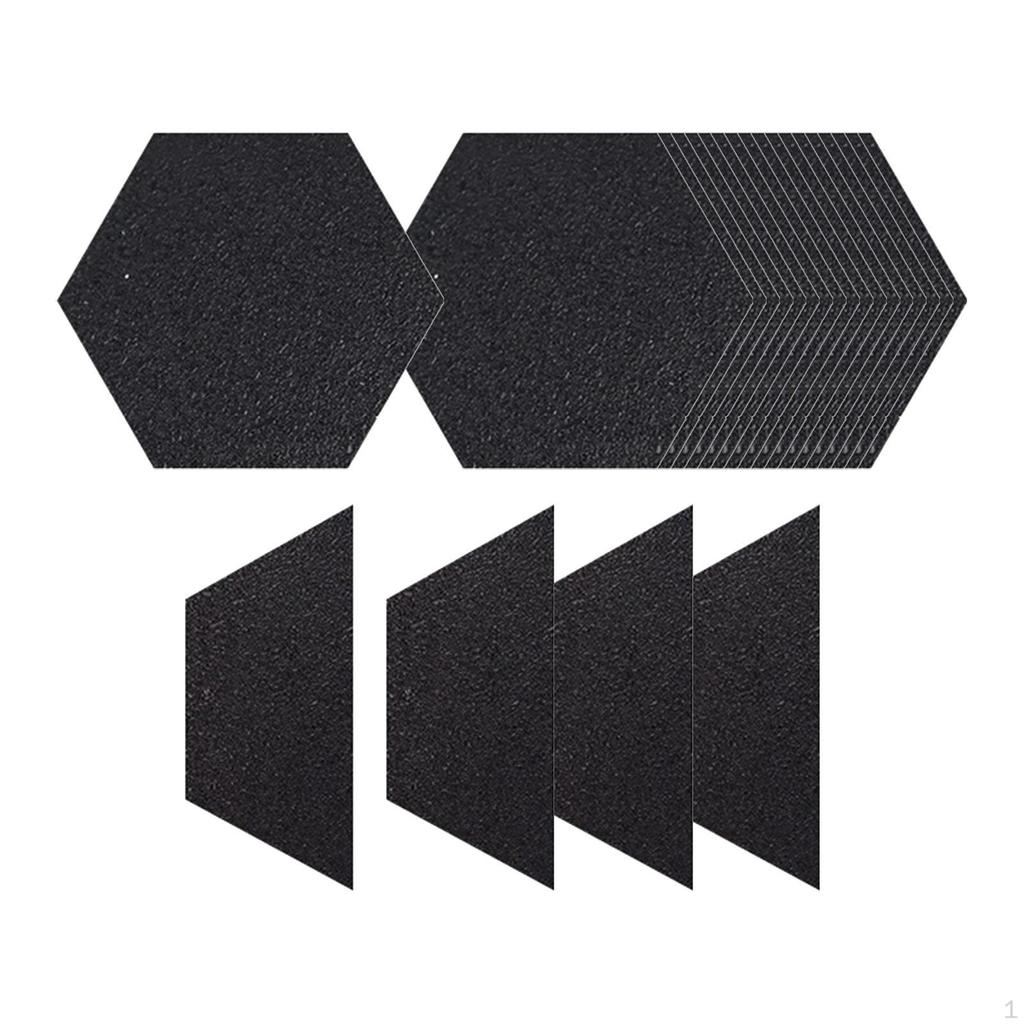 Hexagon Surfboard Pads Deck Grip Mat Professional Surfpad Waxless for Paddleboard Fish