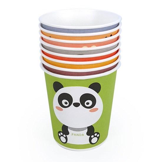 Easy& Animal Character Paper Cups 184ml Randomly Sent, 4, a popular character in Korea