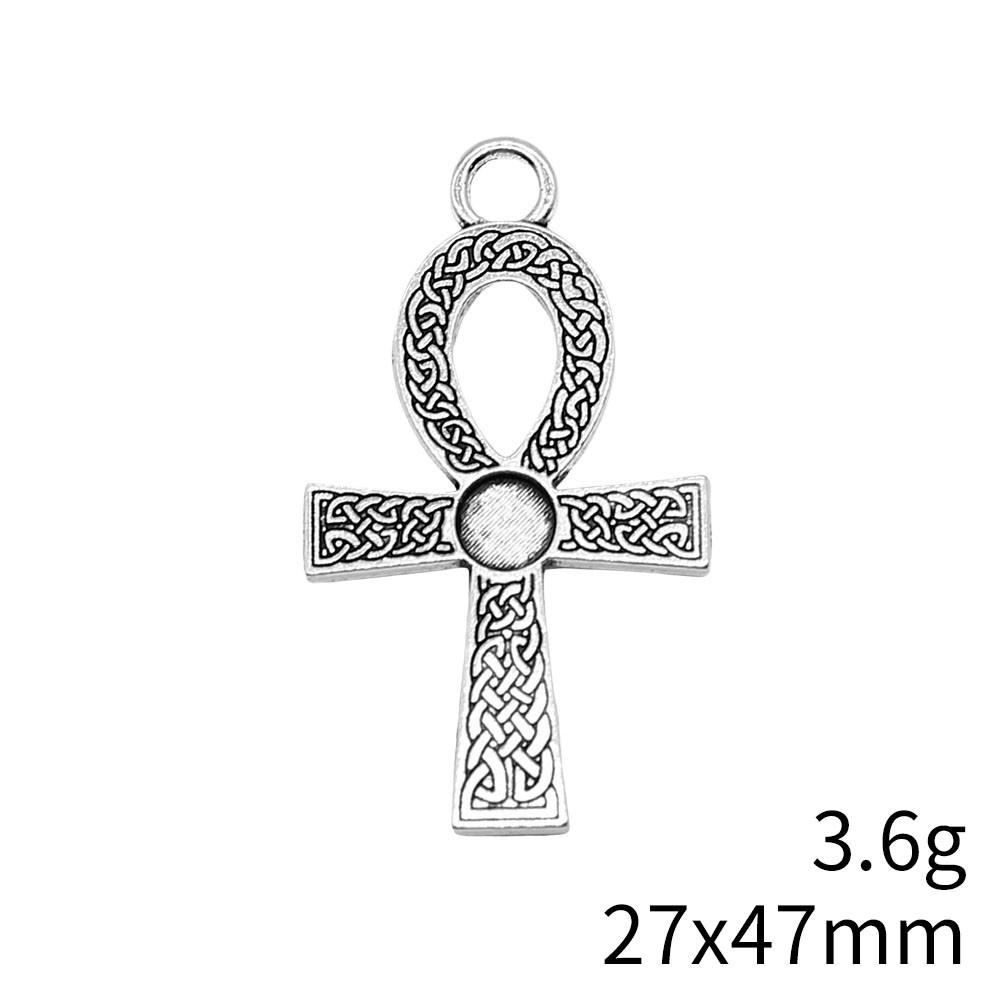 New Year's Day Charm Bracelet Italian Ankh Cross Charms Pendant Audience Chain Pendant