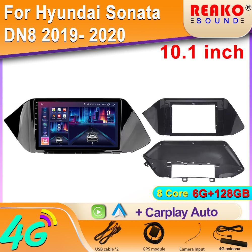 Android  Car Radio For Hyundai Sonata DN8 2019- 2020 Video Multimedia Bluetooth Player Navigation Carplay 5G Wifi GPS Stereo
