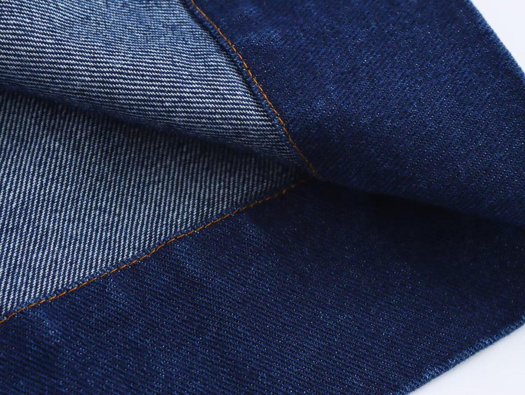 2025 Sommer Koreanisches Retro Ärmelloses Jeanskleid für Damen