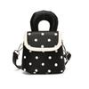 Cute Wave Point Shoulder Bag Sweet Mini Lipstick Bag Portable Mini Crossbody Bag  Outdoor