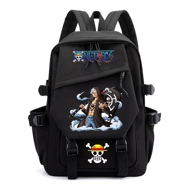 Anime peripheral ONE PIECE Luffy schoolbag Japanese retro backpack junior high school backpack computer bag