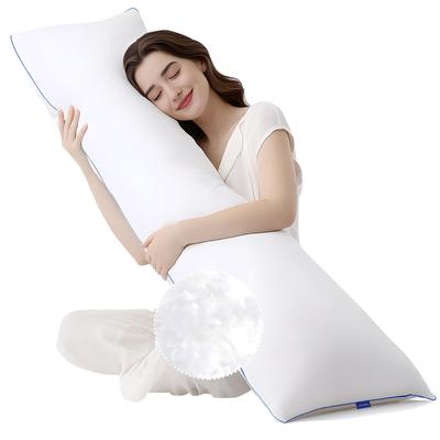YZ HOME Body Long Adjustable Supports Comfortable Perfect for Solid Color Pillow, 160x50cm, Large, Life-Sized, Side-Sleeping, Unisex, Fluffy, Pillow,