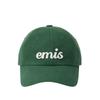 EMIS APPLIQUE BALL CAP-GREEN