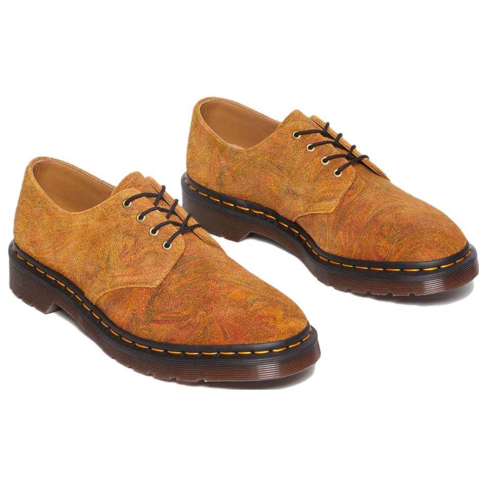 Dr. Martens Smiths Comfortable Versatile Simple Lace-Up Low-Top Casual Shoes Unisex casual shoes Light-Brown 30630295