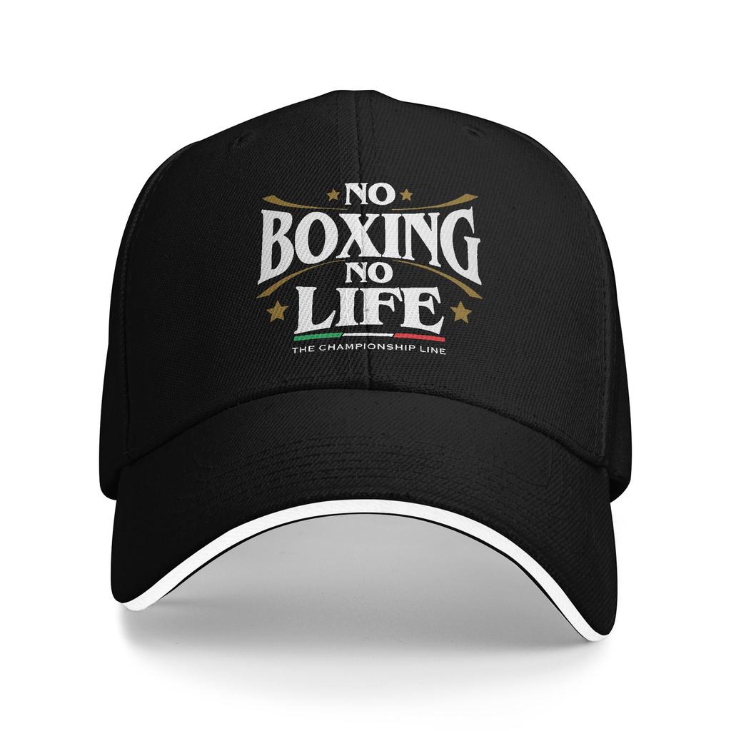 Anpassad Punk Unisex Boxning Ge Aldrig Upp Basebollkeps Vuxen Boxer Citat Justerbar Pappahatt WoUnisex Unisex Solskydd Snapback Kepsar