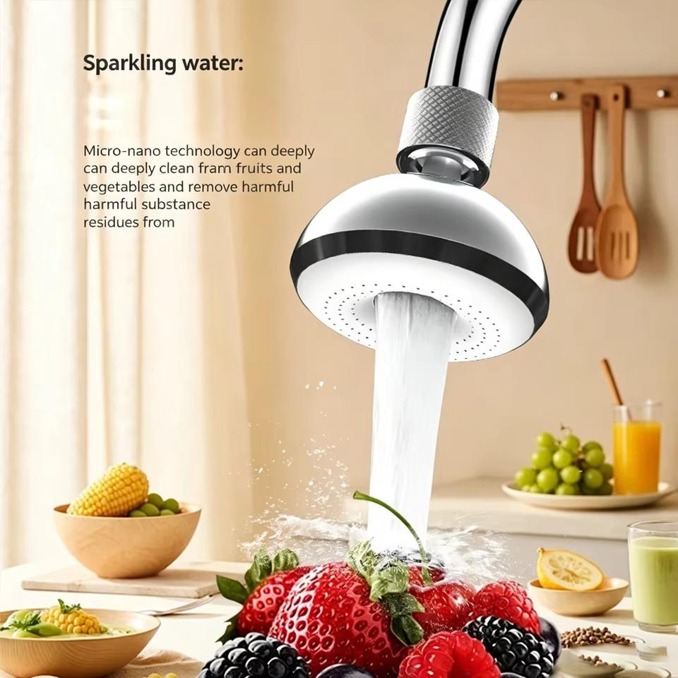 360° Rotation Faucet Extenders Kitchen Faucet Adapter Built-in Purification Filter Kitchen Gadgets Spray Water Saving Tap Nozzle